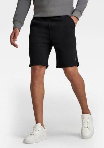 G-Star RAW regular fit sweatshort met biologisch katoen black - Foto 9
