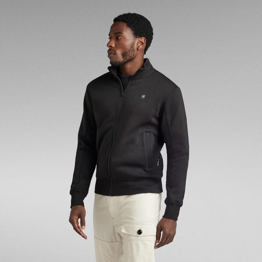 G-Star RAW Sweatvest met logoborduursel op borsthoogte
