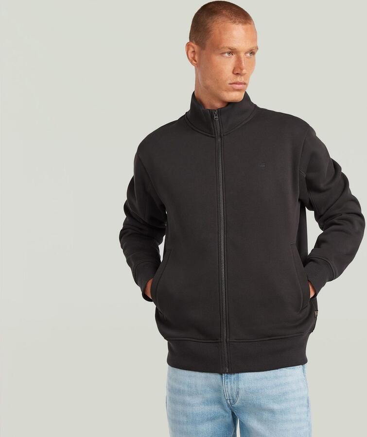 G-Star RAW Sweatvest met logoborduursel op borsthoogte - Foto 4