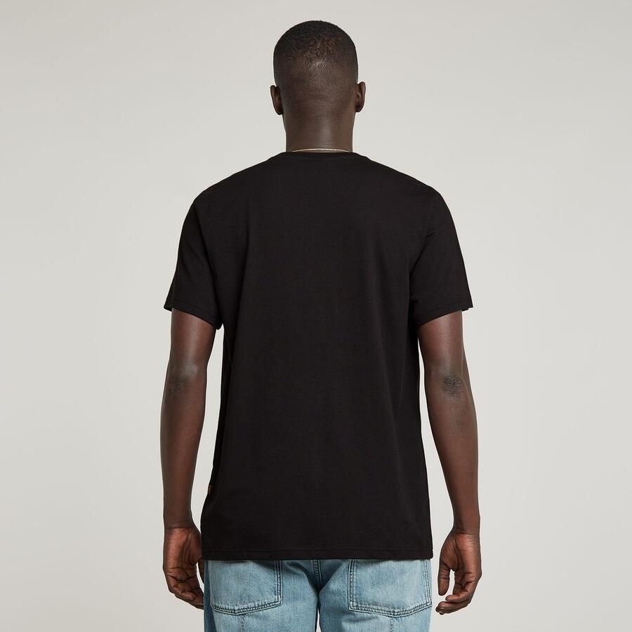 G-Star Raw T-shirt met labelprint model 'Base'