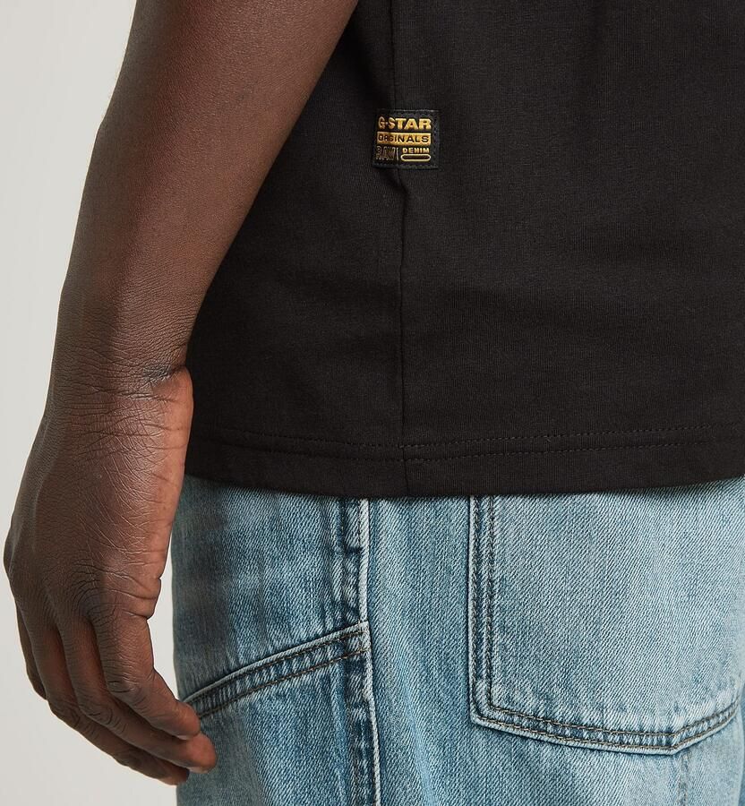 G-Star Raw T-shirt met labelprint model 'Base' - Foto 6