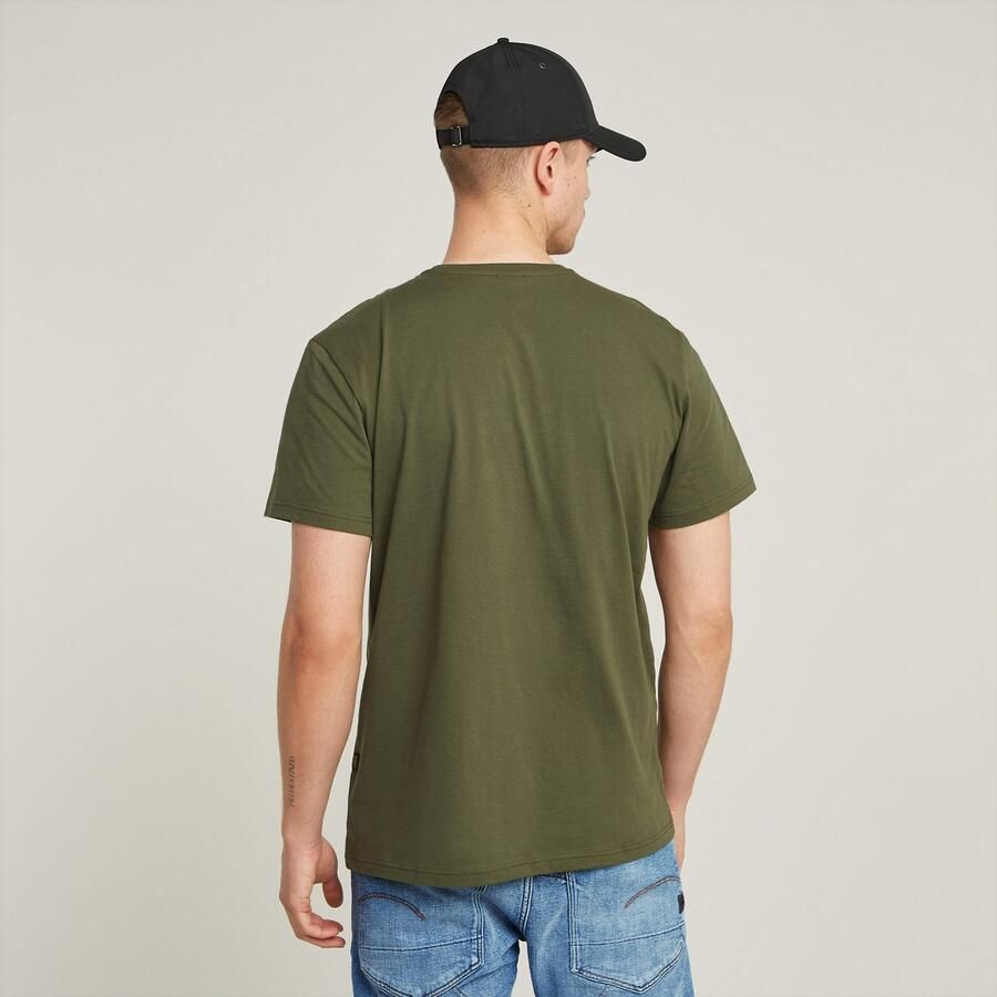 G-Star RAW Base-S T-Shirt Groen Heren