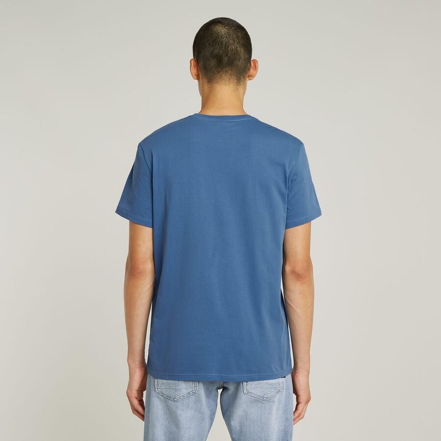 G-Star RAW Base-S T-Shirt Midden blauw Heren