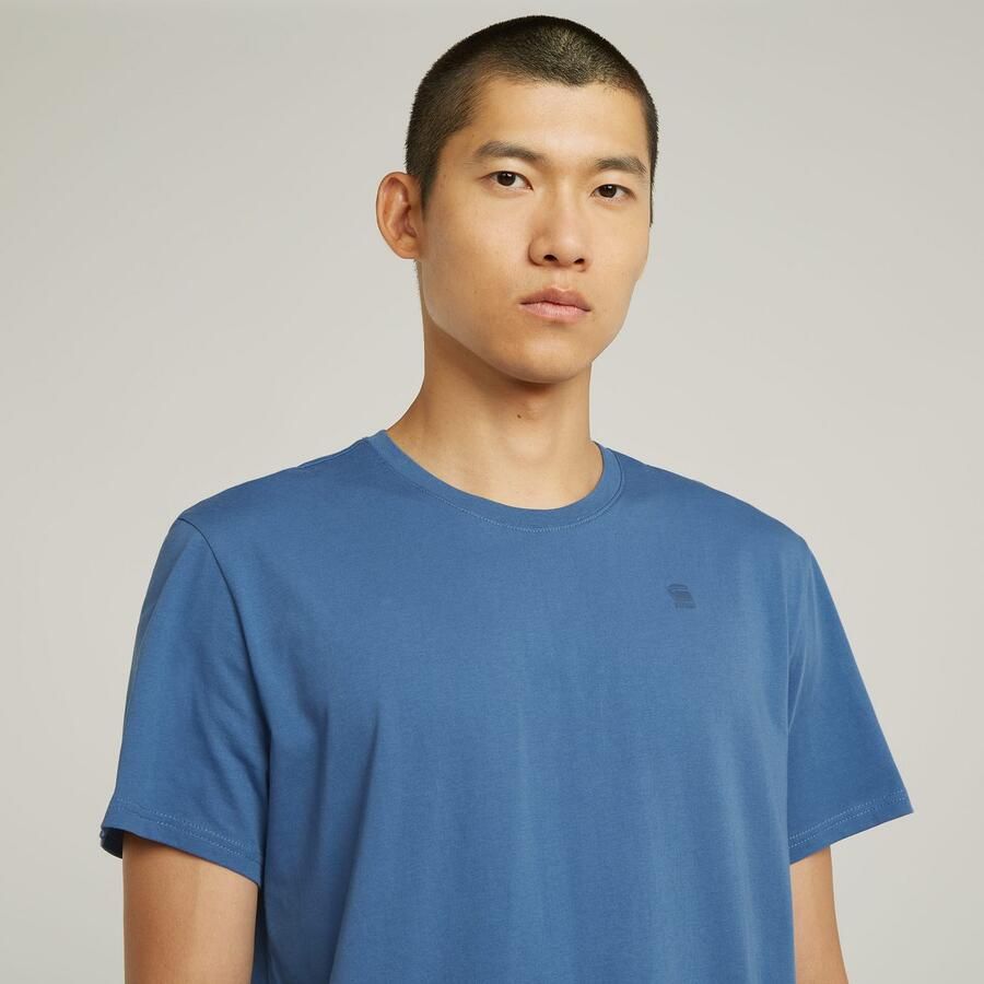 G-Star RAW Base-S T-Shirt Midden blauw Heren - Foto 2