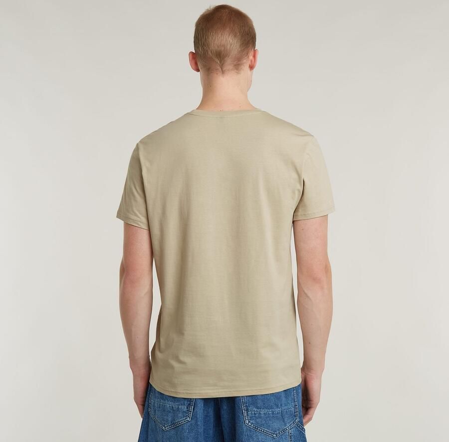 G-Star RAW Base-S T-Shirt Beige Heren - Foto 5