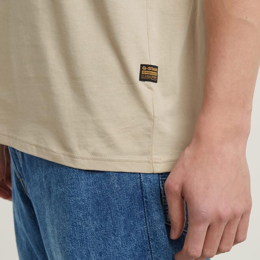 G-Star RAW Base-S T-Shirt Beige Heren - Foto 2