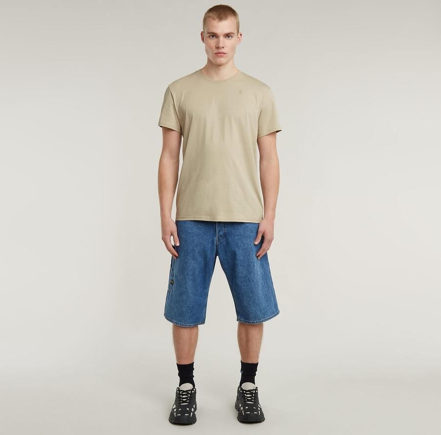 G-Star RAW Base-S T-Shirt Beige Heren - Foto 4