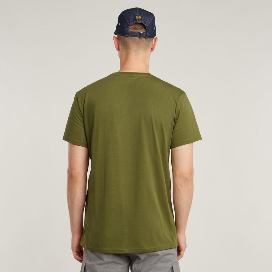 G-Star RAW Base-s T-shirt Groen Heren