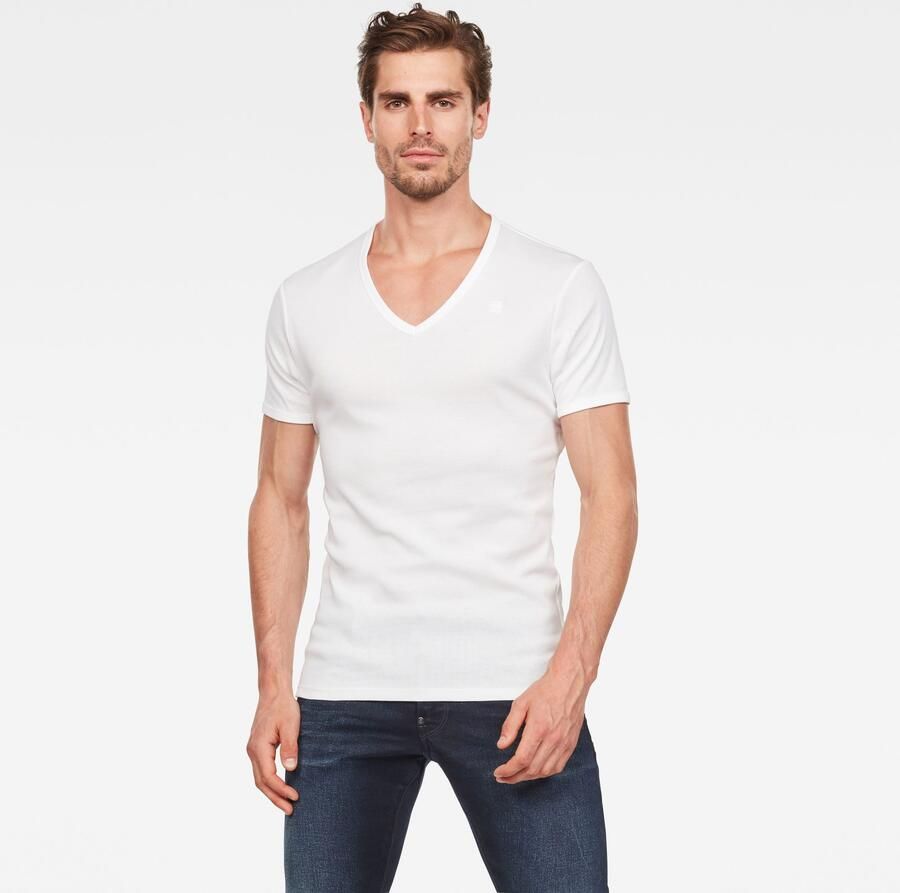 G-Star G Star RAW T shirt Basic artikel in ondoorzichtige eersteklas katoenkwaliteit(set Set van 2 ) - Foto 11