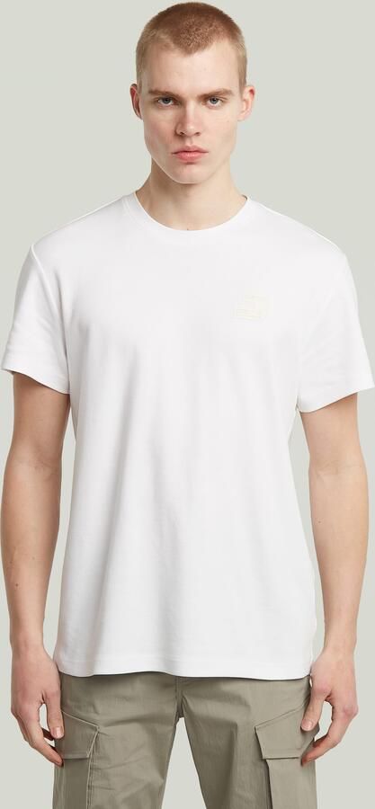 G-Star RAW T-shirt Chest Logo Ronde hals regular fit