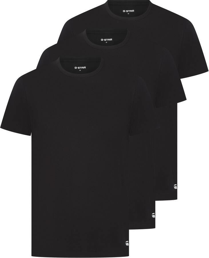 G-Star RAW T-shirt COVE T-SHIRTS 3 PACK CREW Regular fit in ronde halsvorm (set 3-delig) - Foto 3