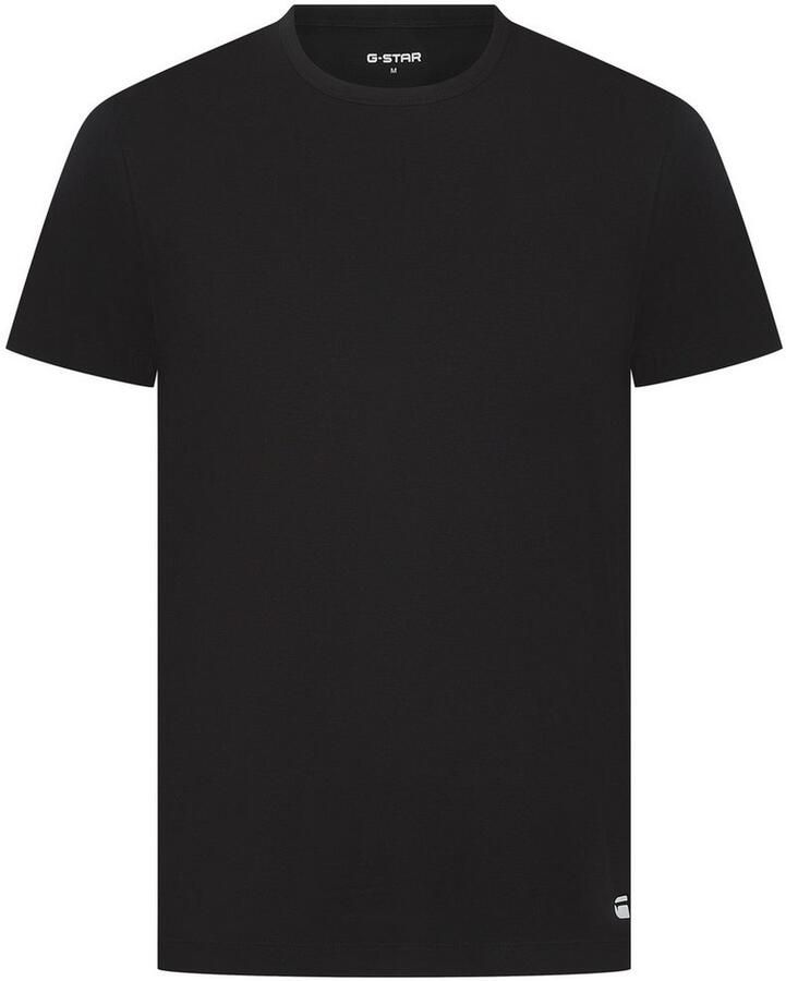 G-Star RAW T-shirt COVE T-SHIRTS 3 PACK CREW Regular fit in ronde halsvorm (set 3-delig)