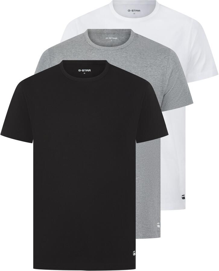 G-Star RAW T-shirt COVE T-SHIRTS 3 PACK CREW Regular fit in ronde halsvorm (set 3-delig) - Foto 5
