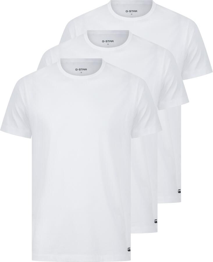G-Star RAW T-shirt COVE T-SHIRTS 3 PACK CREW Regular fit in ronde halsvorm (set 3-delig) - Foto 3