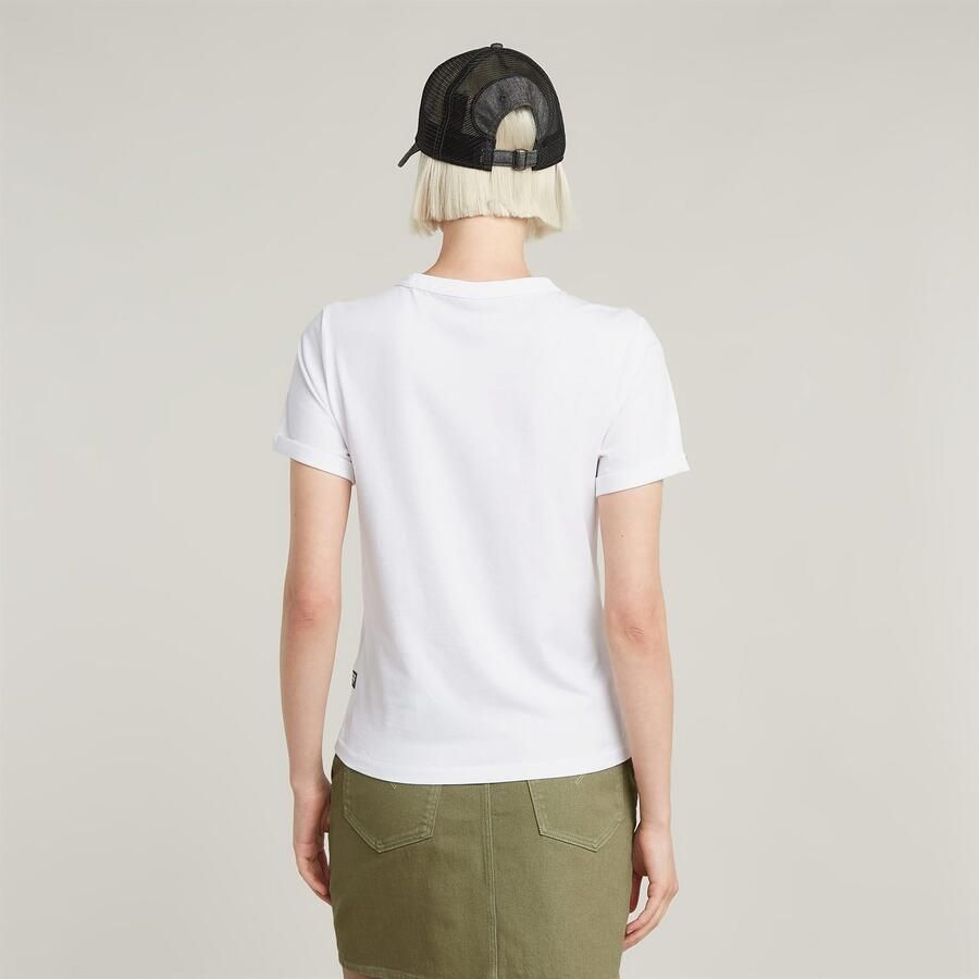 G-Star RAW Embro G-Script Logo Top Wit Dames - Foto 2