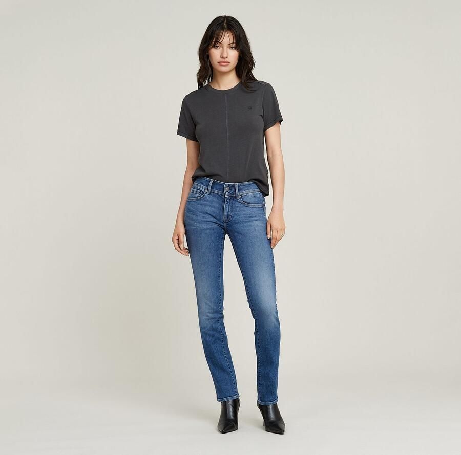 G-Star RAW Overdyed Front Seam Top Zwart Dames - Foto 4