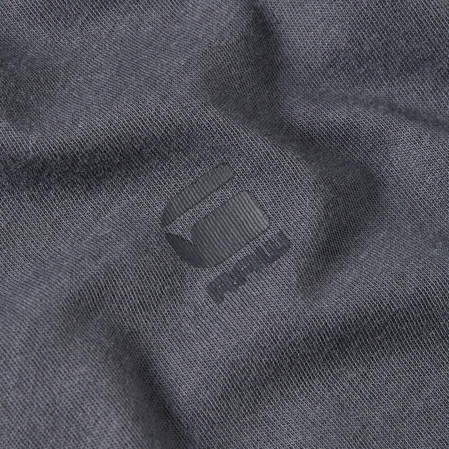 G-Star RAW Overdyed Front Seam T-shirt Donkerblauw Dames