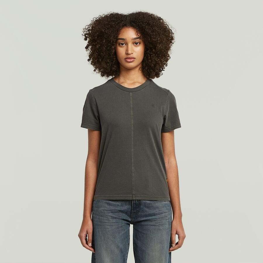 G-Star RAW Overdyed Front Seam T-shirt Grijs Dames - Foto 8