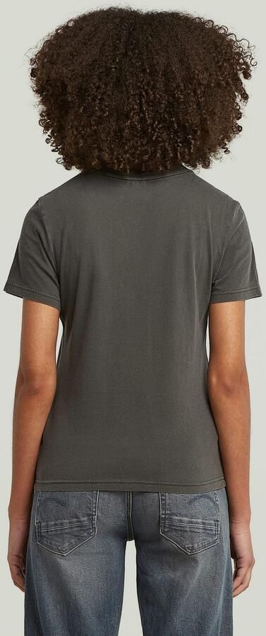 G-Star RAW Overdyed Front Seam T-shirt Grijs Dames - Foto 7