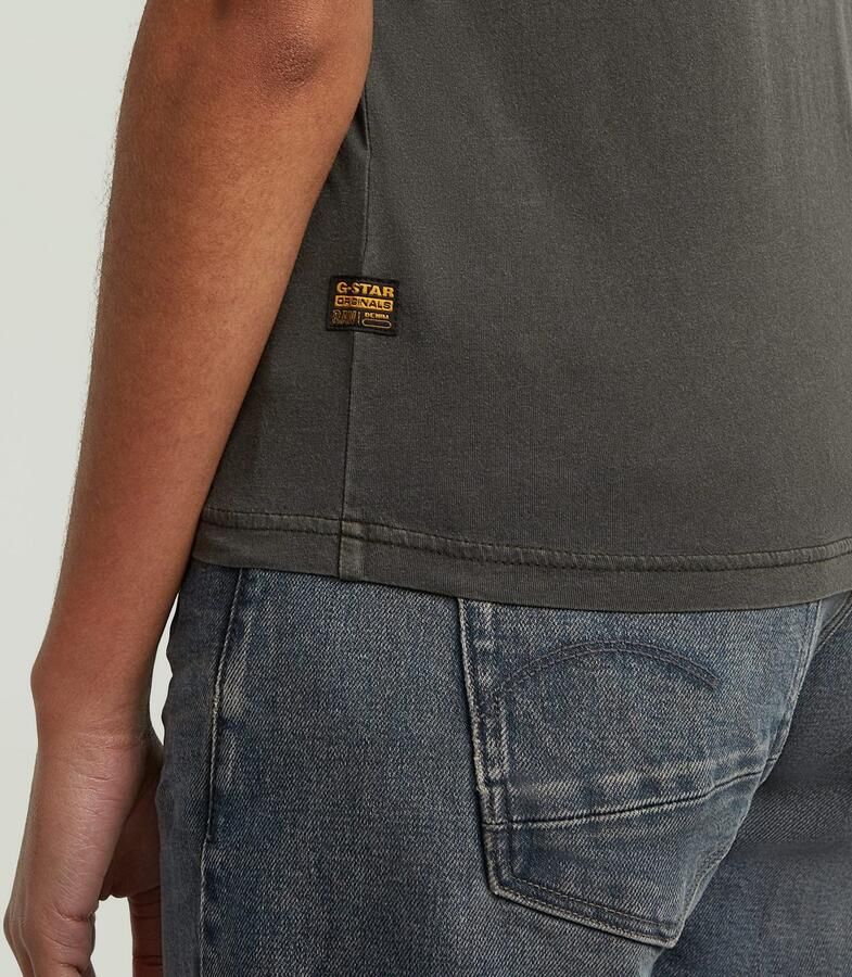 G-Star RAW Overdyed Front Seam T-shirt Grijs Dames - Foto 4