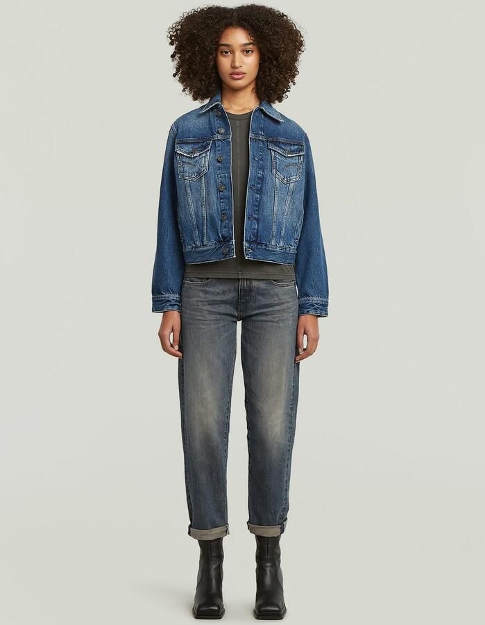 G-Star RAW Overdyed Front Seam T-shirt Grijs Dames - Foto 6