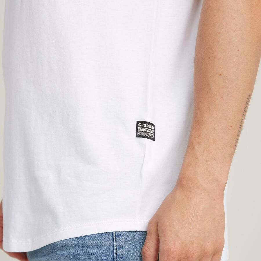 G-Star RAW T-shirt Lash 2er Pack gemaakt van katoen (set 2-delig)