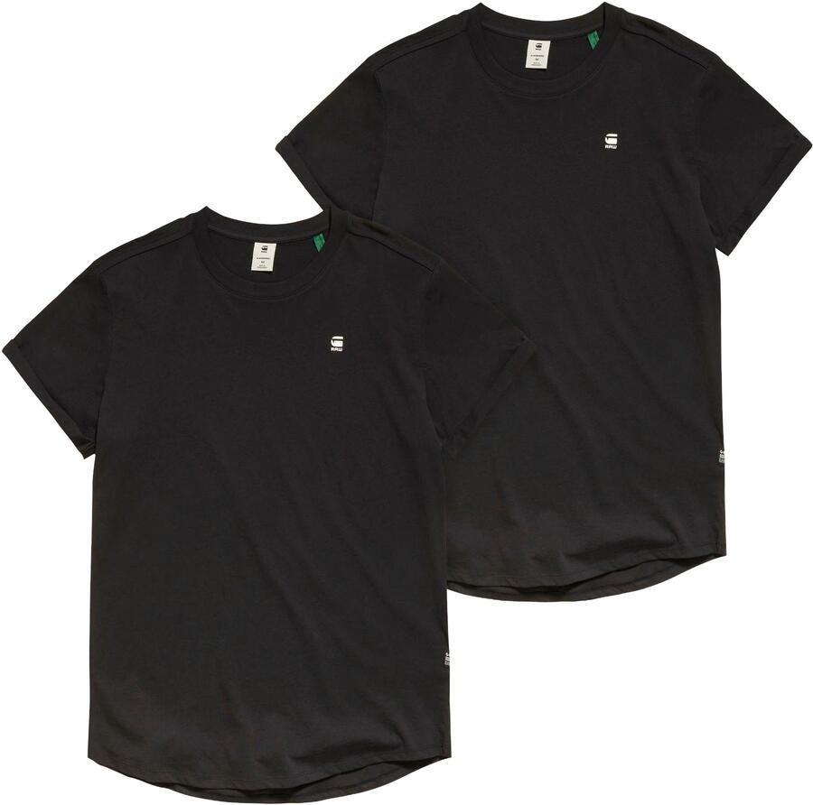 G-Star RAW T-shirt Lash 2er Pack gemaakt van katoen (set 2-delig)
