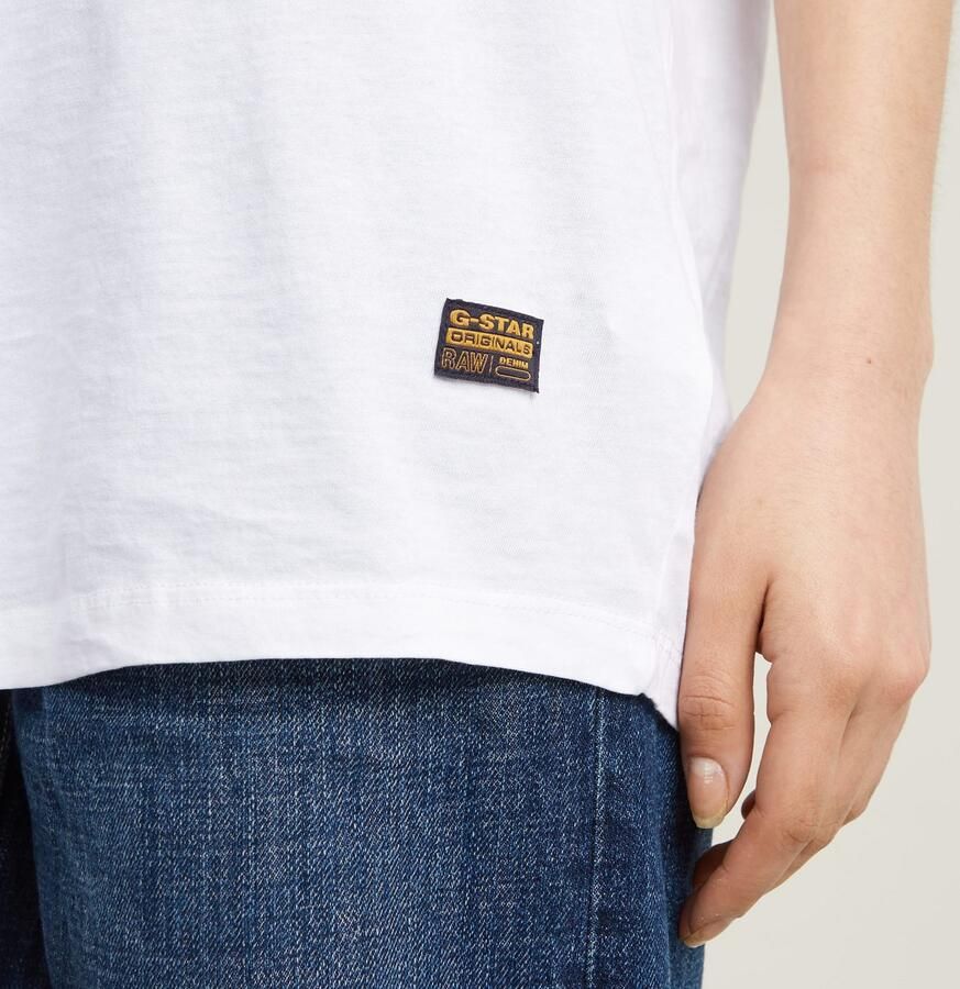 G-Star G Star RAW T shirt Lash Fem Loose Top omgeslagen mouwen met kleine naad vastgezet - Foto 6