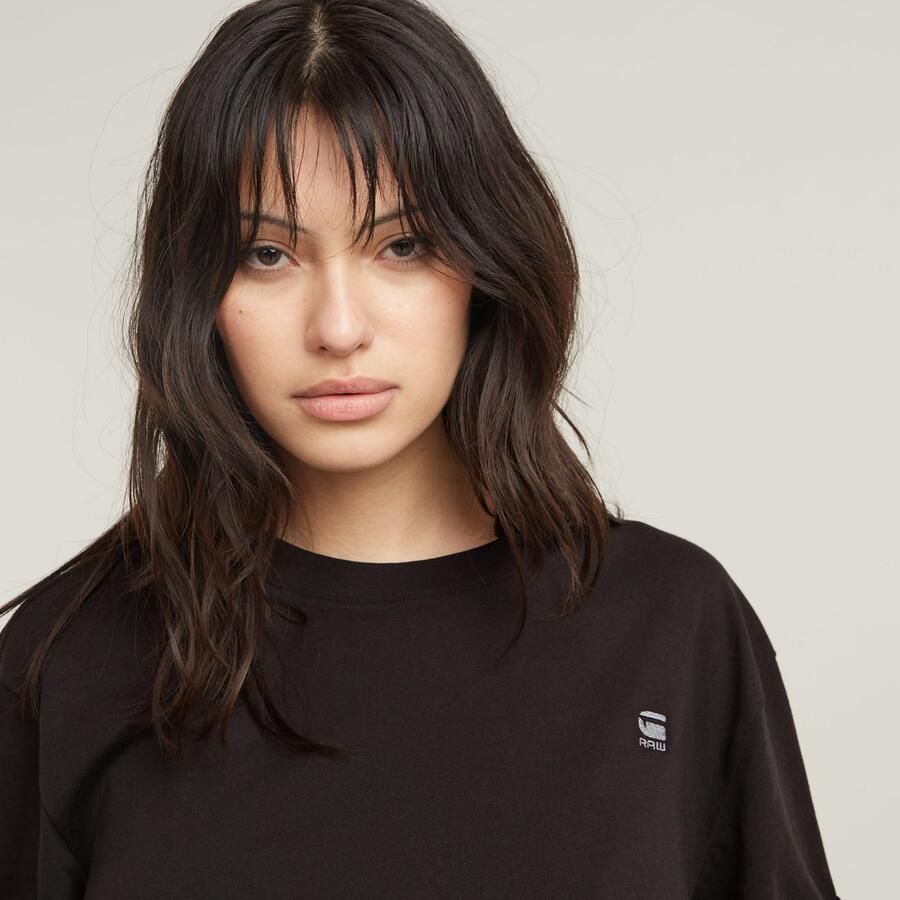 G-Star RAW T-shirt Lash Fem Loose Top omgeslagen mouwen met kleine naad vastgezet - Foto 6