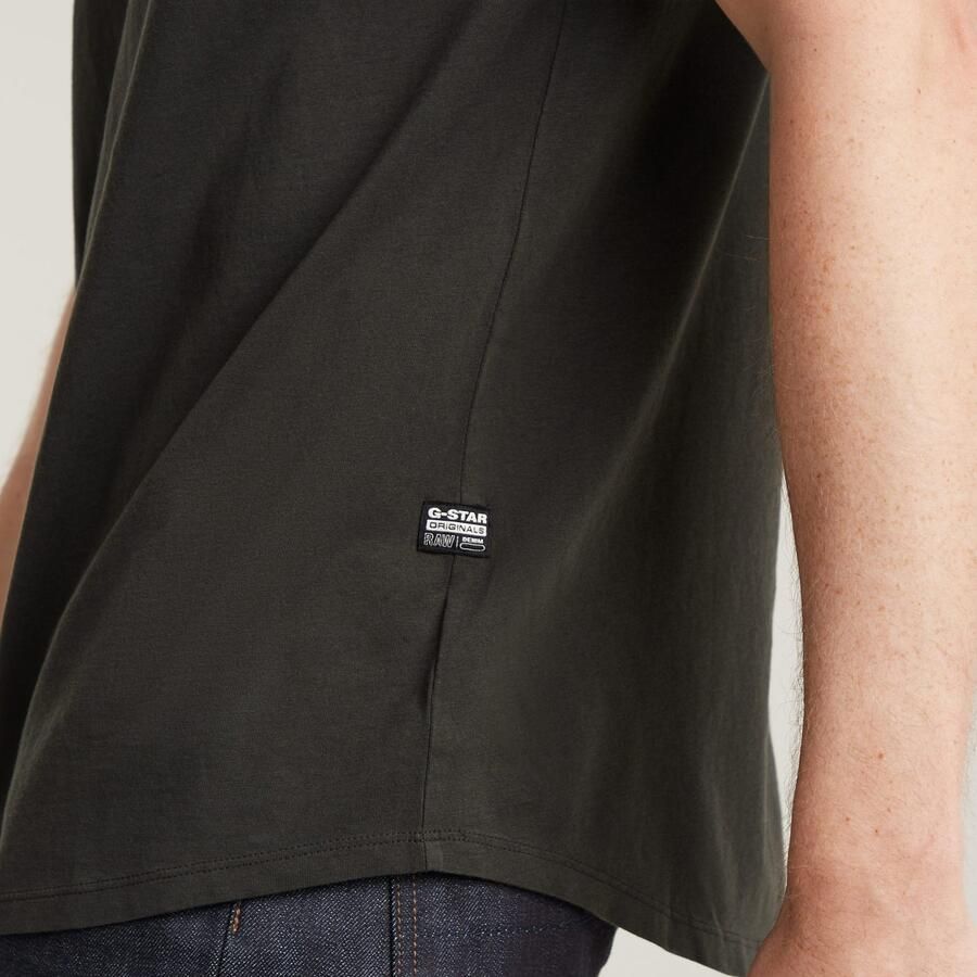 G-Star RAW T-shirt Lash met kleine logo stitching - Foto 4