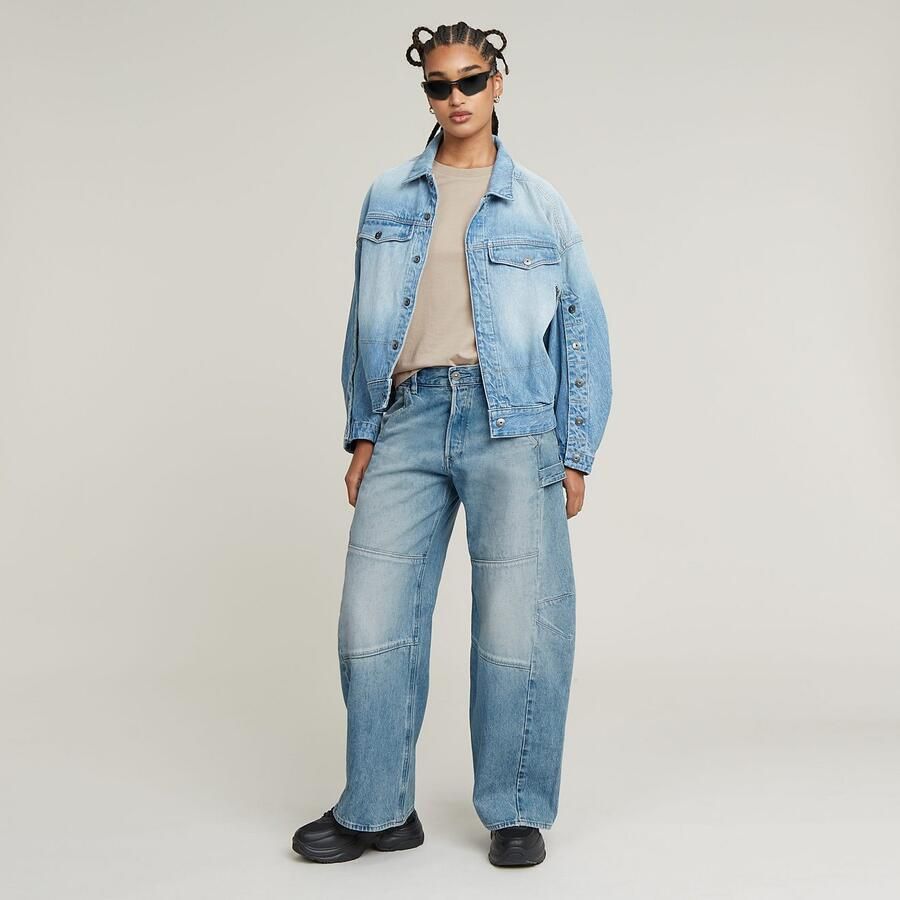 G-Star RAW T-shirt Nifous met klein logoborduursel - Foto 4