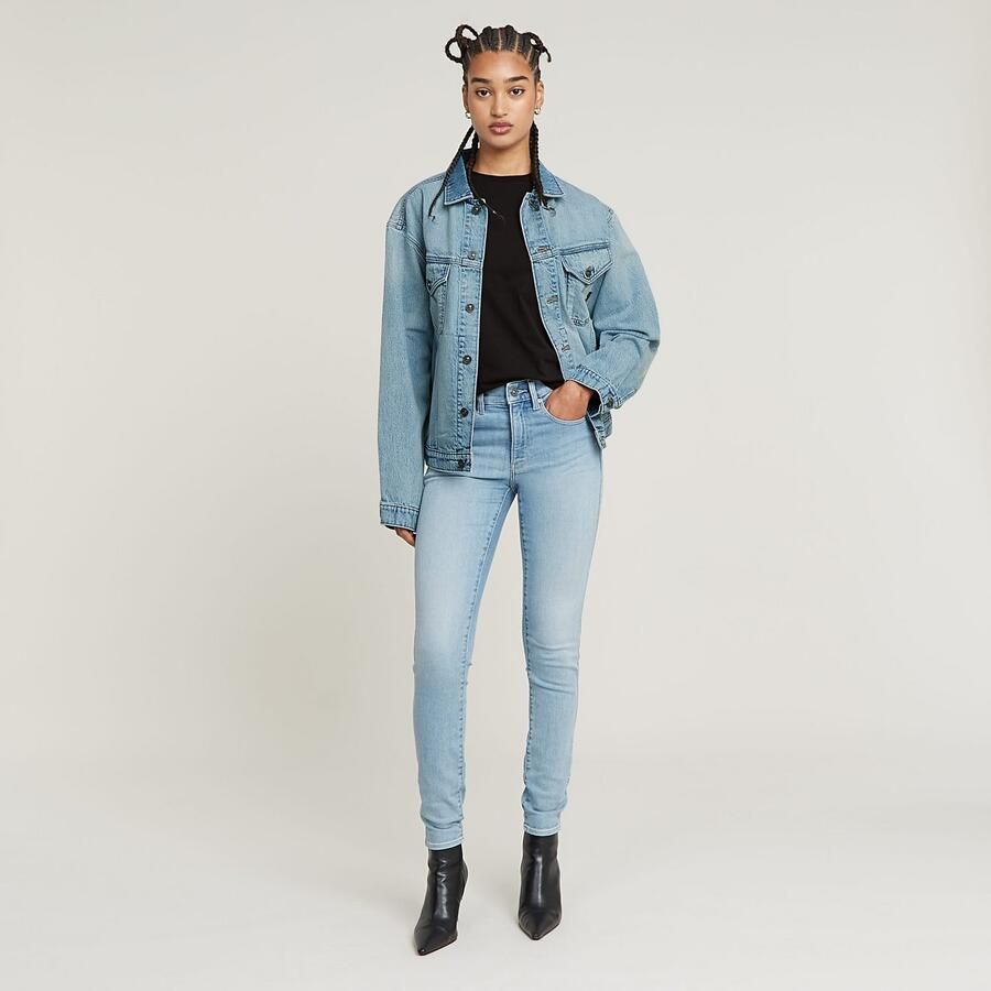 G-Star RAW T-shirt Nifous met klein logoborduursel - Foto 4