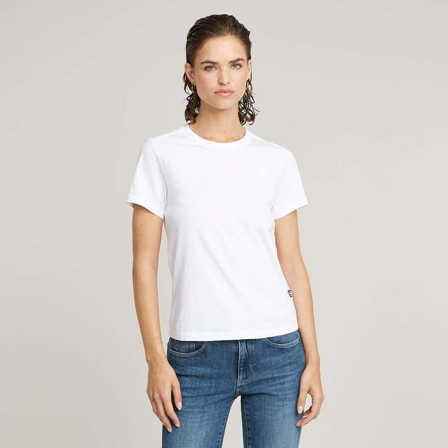 G-Star RAW T-shirt Nifous met klein logoborduursel - Foto 10