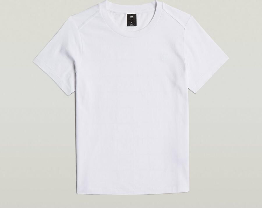 G-Star RAW T-shirt Nifous met klein logoborduursel - Foto 9