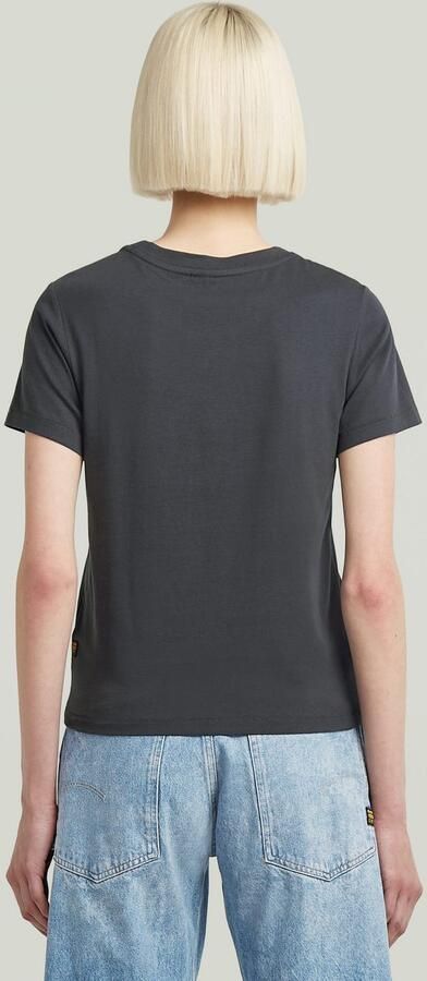 G-Star RAW T-shirt Nifous met klein logoborduursel - Foto 7