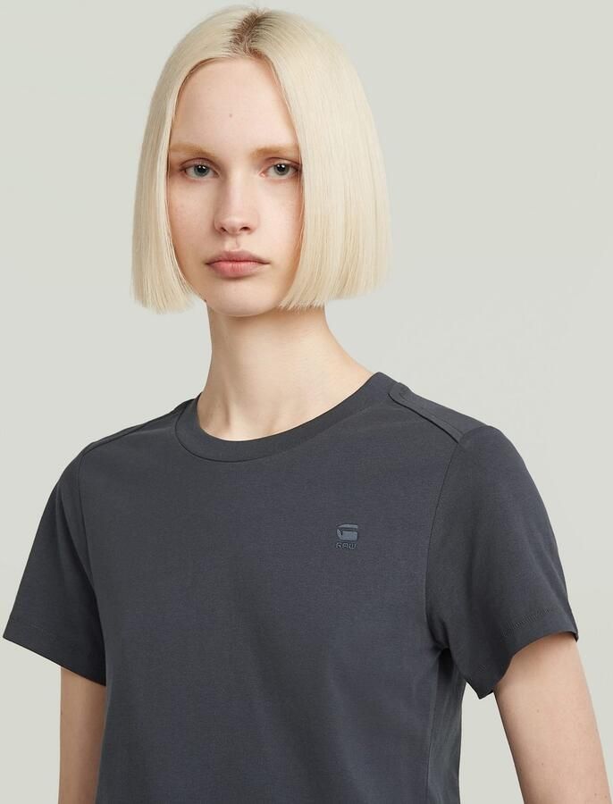 G-Star RAW T-shirt Nifous met klein logoborduursel - Foto 5