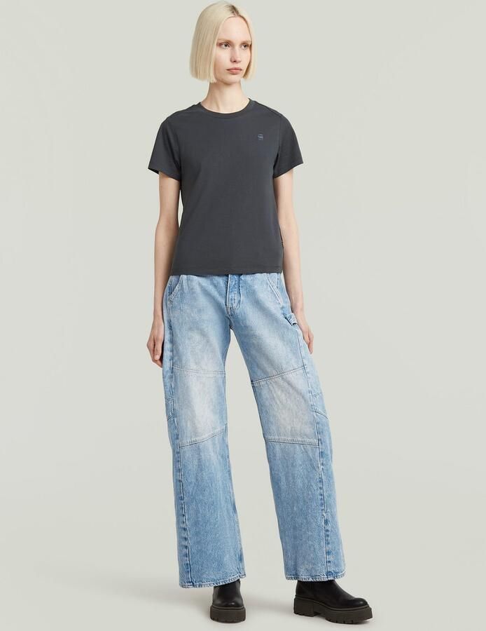 G-Star RAW T-shirt Nifous met klein logoborduursel - Foto 3