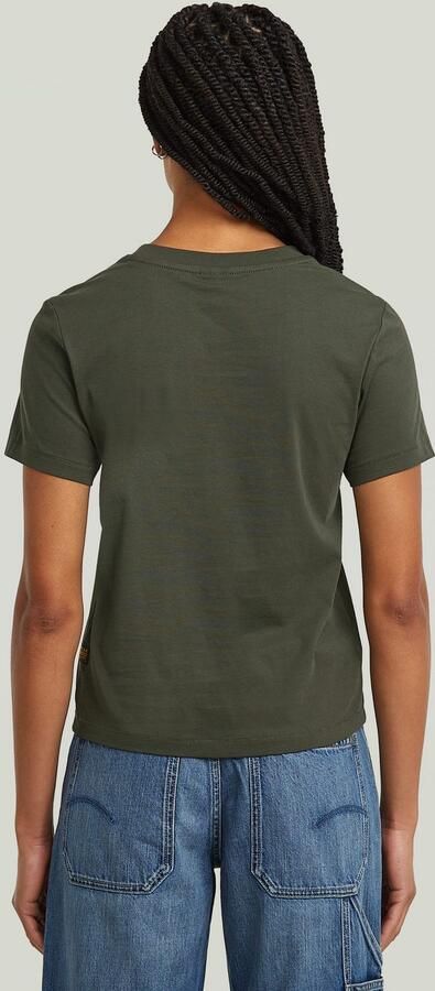 G-Star RAW T-shirt Nifous met klein logoborduursel - Foto 7