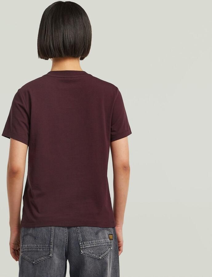 G-Star RAW T-shirt Nifous met klein logoborduursel - Foto 4