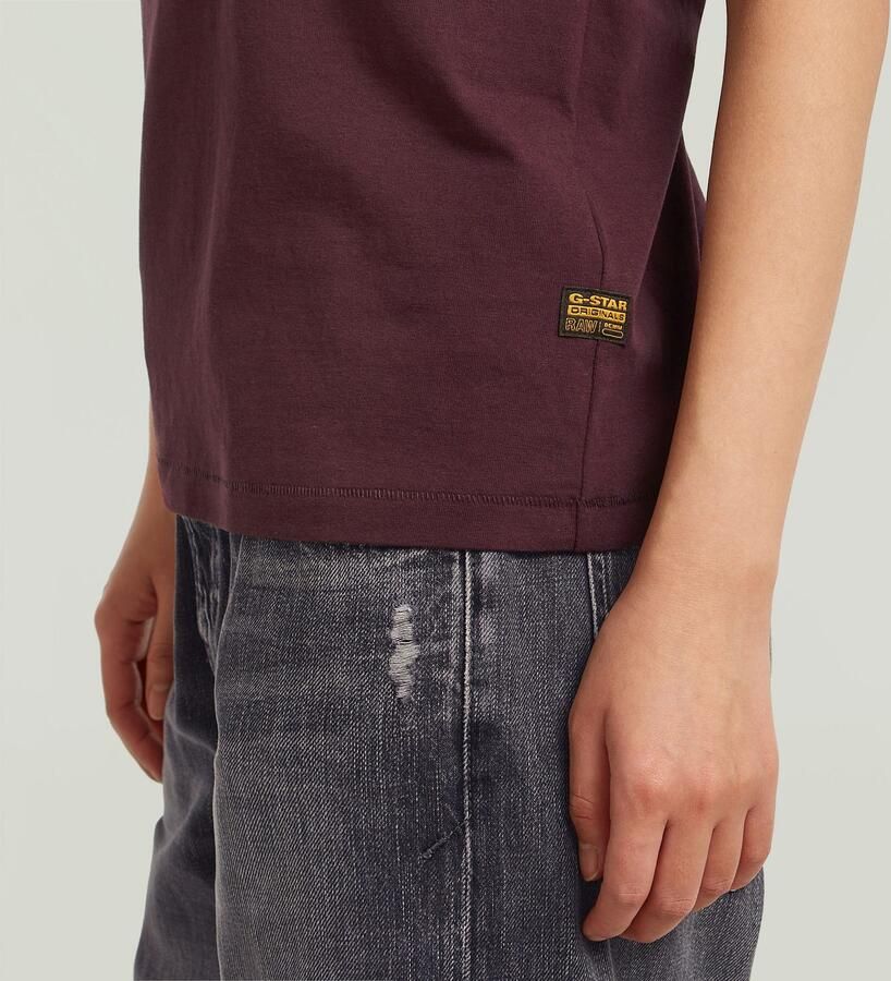 G-Star RAW T-shirt Nifous met klein logoborduursel - Foto 2