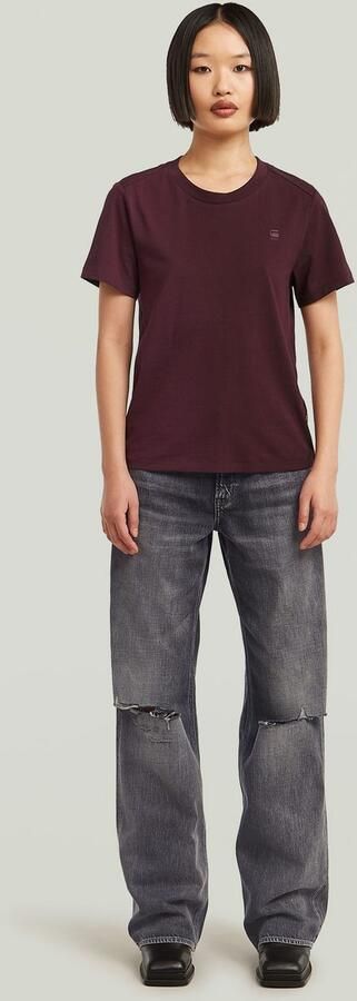 G-Star RAW T-shirt Nifous met klein logoborduursel - Foto 6