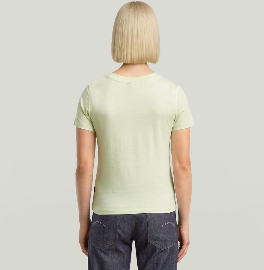 G-Star RAW T-shirt Nifous met klein logoborduursel - Foto 5