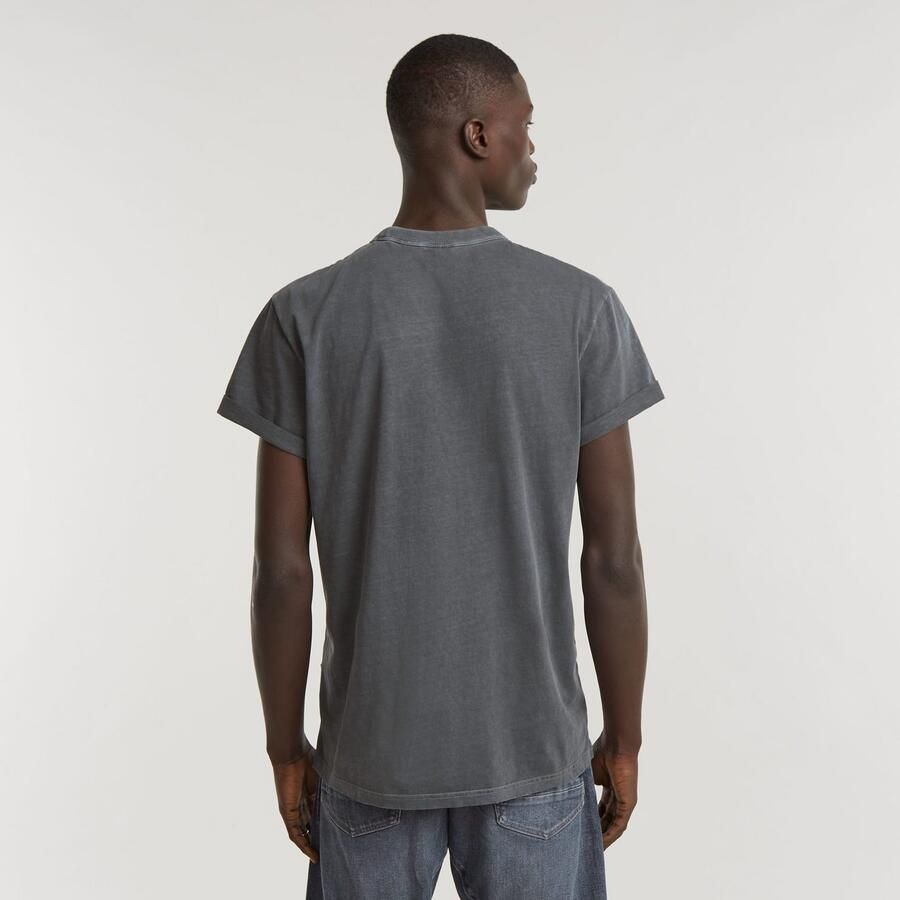 G-Star RAW T-shirt Nifous Ronde hals met ribinzet - Foto 3