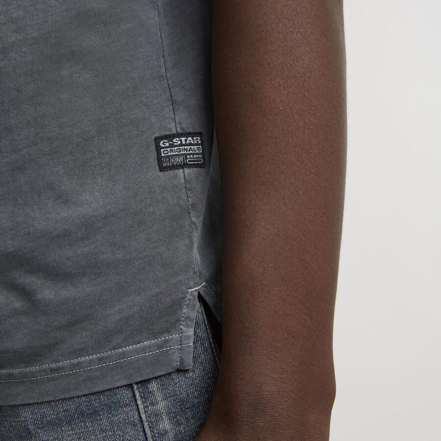 G-Star RAW T-shirt Nifous Ronde hals met ribinzet - Foto 5