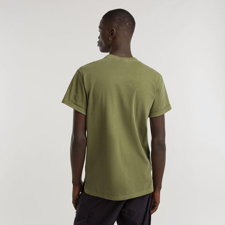 G-Star Raw T-shirt D24449 2653 NIFOUS-D033 SHADOW OLIVE - Foto 5