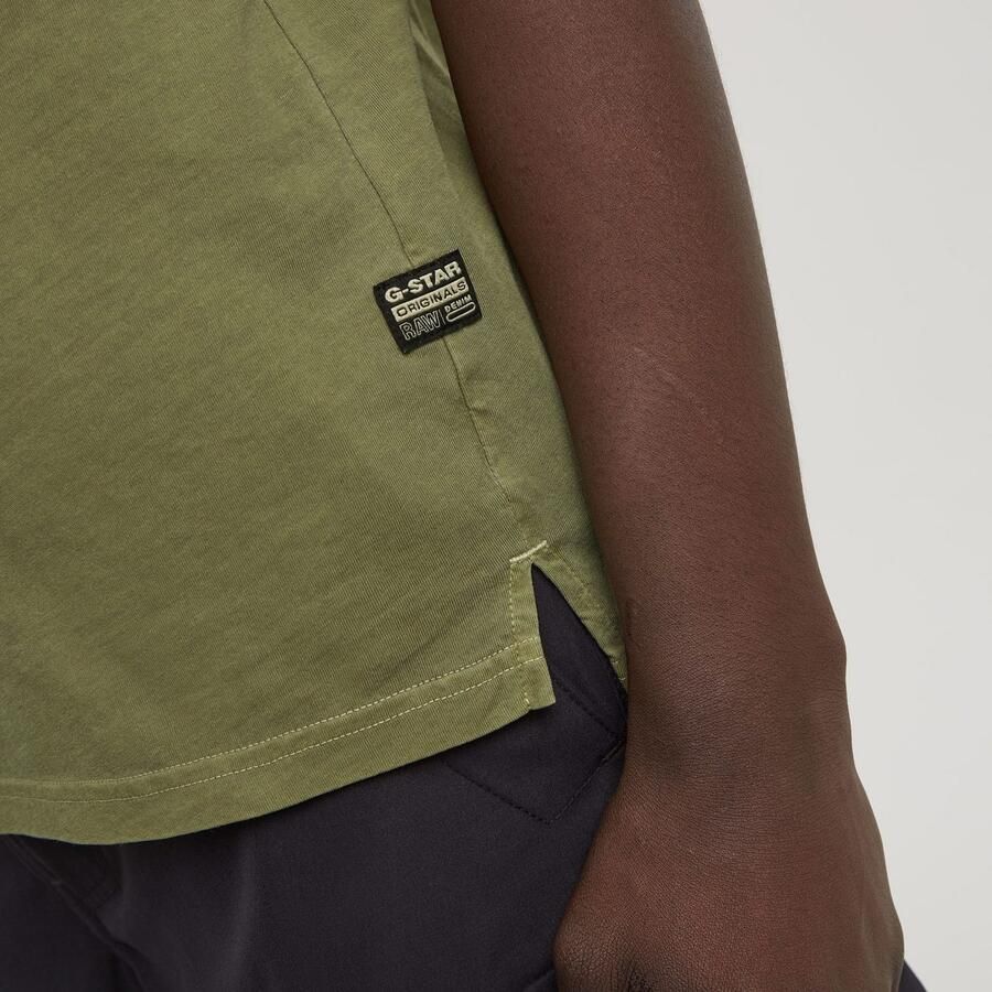 G-Star Raw T-shirt D24449 2653 NIFOUS-D033 SHADOW OLIVE - Foto 7