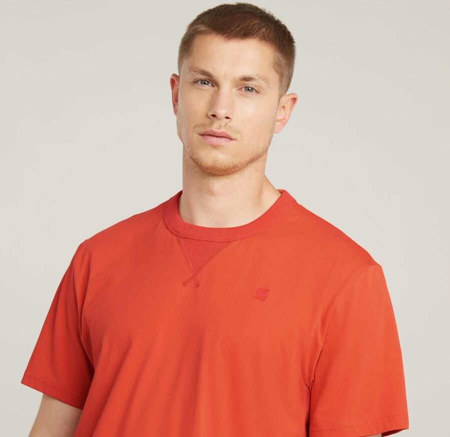 G-Star RAW T-shirt Nifous Ronde hals met ribinzet - Foto 3