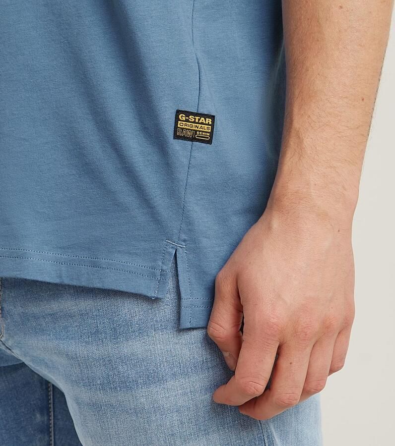G-Star Raw T-shirt D24449-336 NIFOUS BASE-G989 DUTCH BLUE - Foto 6