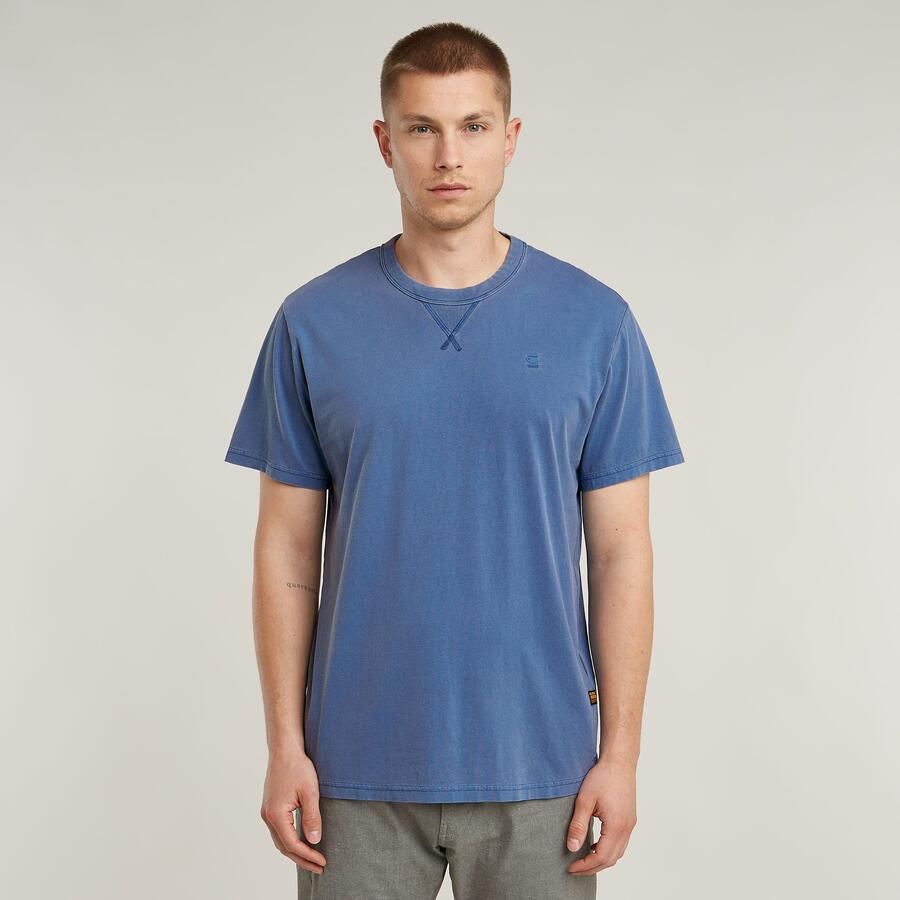 G-Star RAW T-shirt Nifous Ronde hals met ribinzet - Foto 6