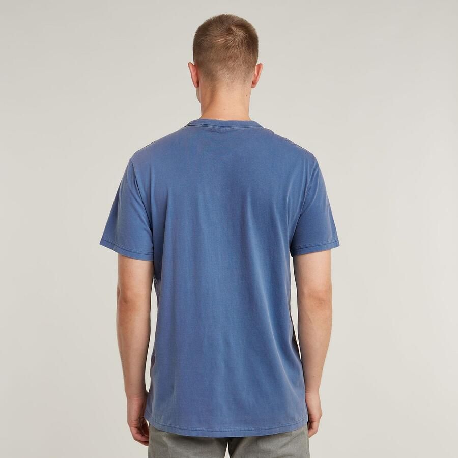 G-Star RAW T-shirt Nifous Ronde hals met ribinzet